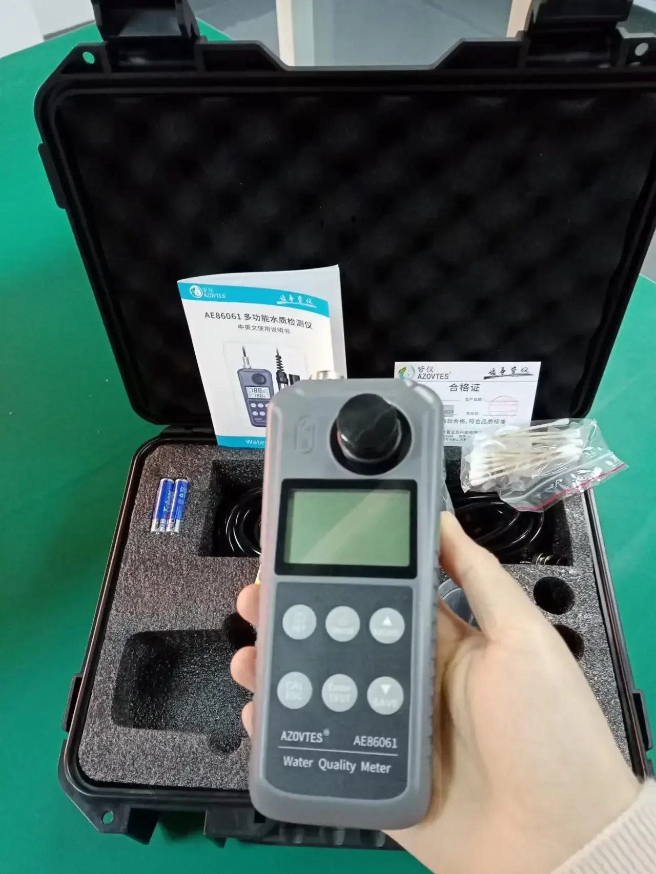 2025AE86061 5 in 1 DO PH 硝酸塩 アンモニア窒素 温度 水質計テスター