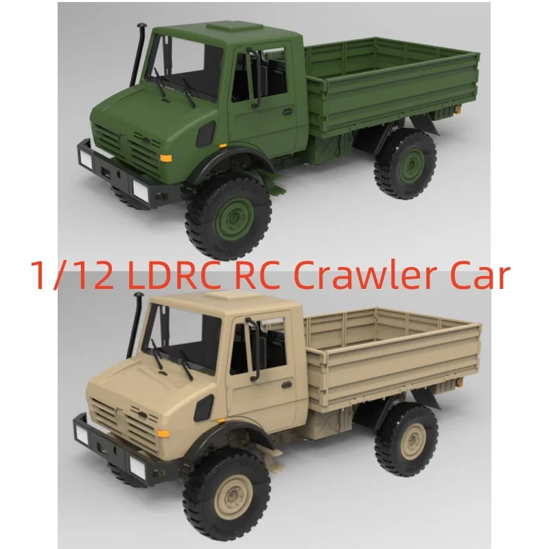1/12 LDRC LDP06 RC Crawler Car Model 4×4 Off Road Vehicle Linear Speed Truck Remote Control Car 15KM/H Battery for Boys Toys