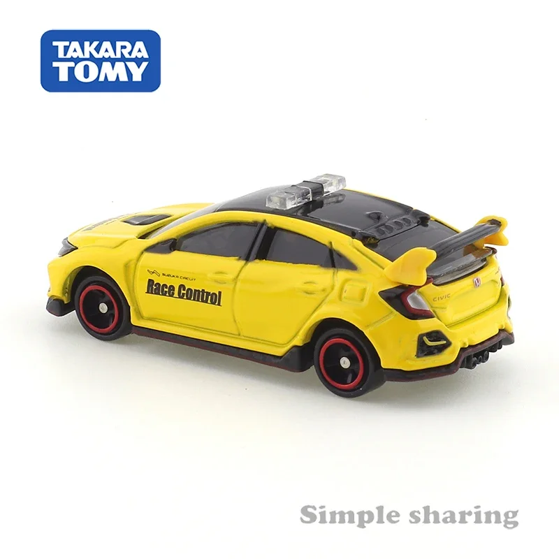 Takara Tomy Tomica No.120 Honda Civic Type R Гоночный автомобиль из сплава, литая под давлением металлическая модель, детский рождественский