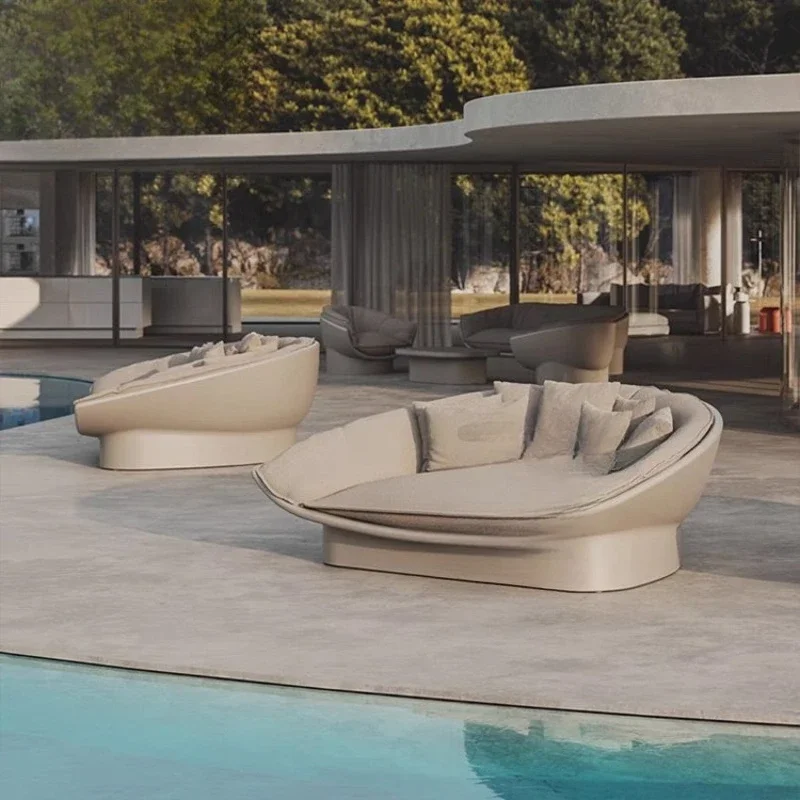 

FRP outdoor special-shaped coffee table stool creative Nordic art sofa furniture