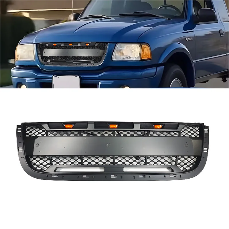 

Racing Grills For Ford Ranger Rp-style 2001 2002 2003 Modified Front Grille Abs Material Replacement Installation Car Grille