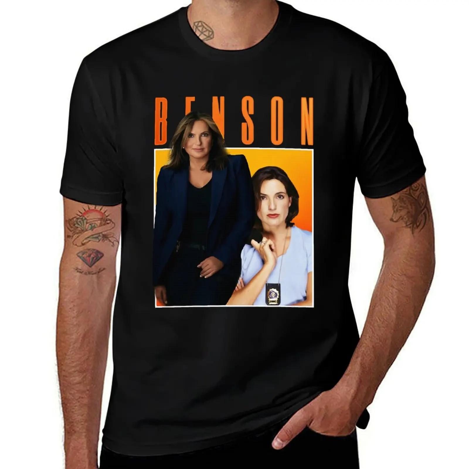 Birthday Gift Olivia Benson Mariska Hargitay Lawandamp;Order Svu T Awesome For Movie Fans T-Shirt quick-drying mens t shirts