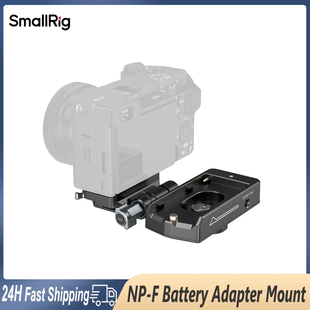 

SmallRig NP-F Battery Adapter Mount Plate Kit Power Banks Mount Arca-Swiss Quick Release Plate for Sony fuji Canon Cameras