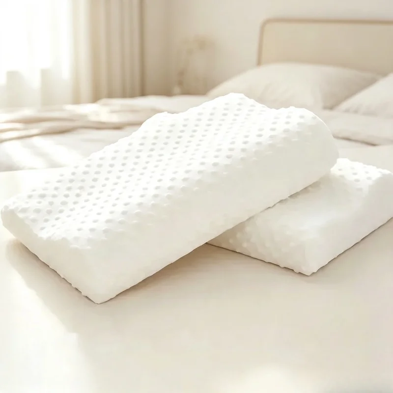 Slow Rebound Memory Foam Neck Pillow Orthopedic Support Neck Shoulder Pain Relief Sleeping Pillow