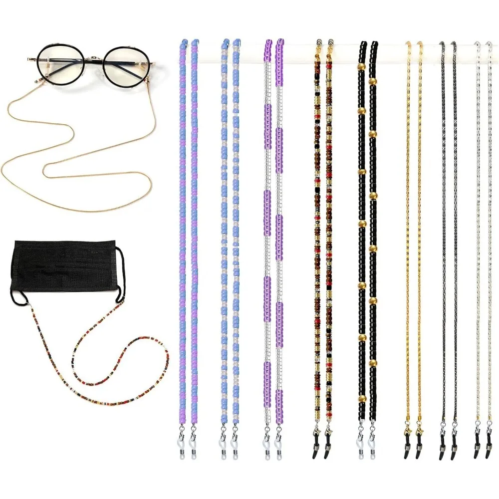 

Eyeglass Chain, Beaded Eye Glasses Strap Holders around Neck For Women