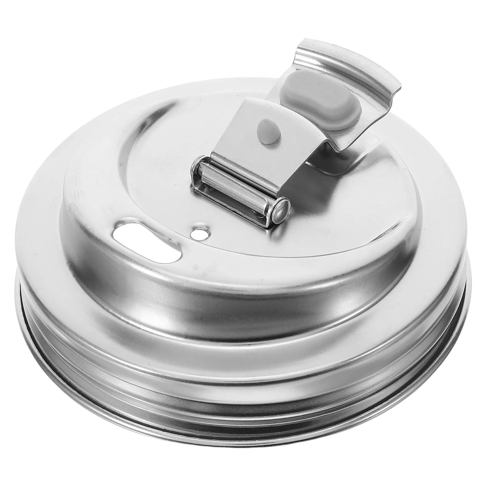 

Wide Mouth Mason Jar Lid Stainless Steel Leak Proof 86mm Caps for Canning Juicing Drinking Reusable Mason Jar Accessories