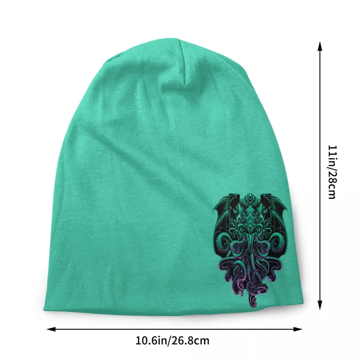 Custom Cool H.P. Lovecraft Cthulhu Bonnet Hat Knitting Hats Men Women Unisex Adult The Old God of R'lyeh Winter Warm Beanies Cap