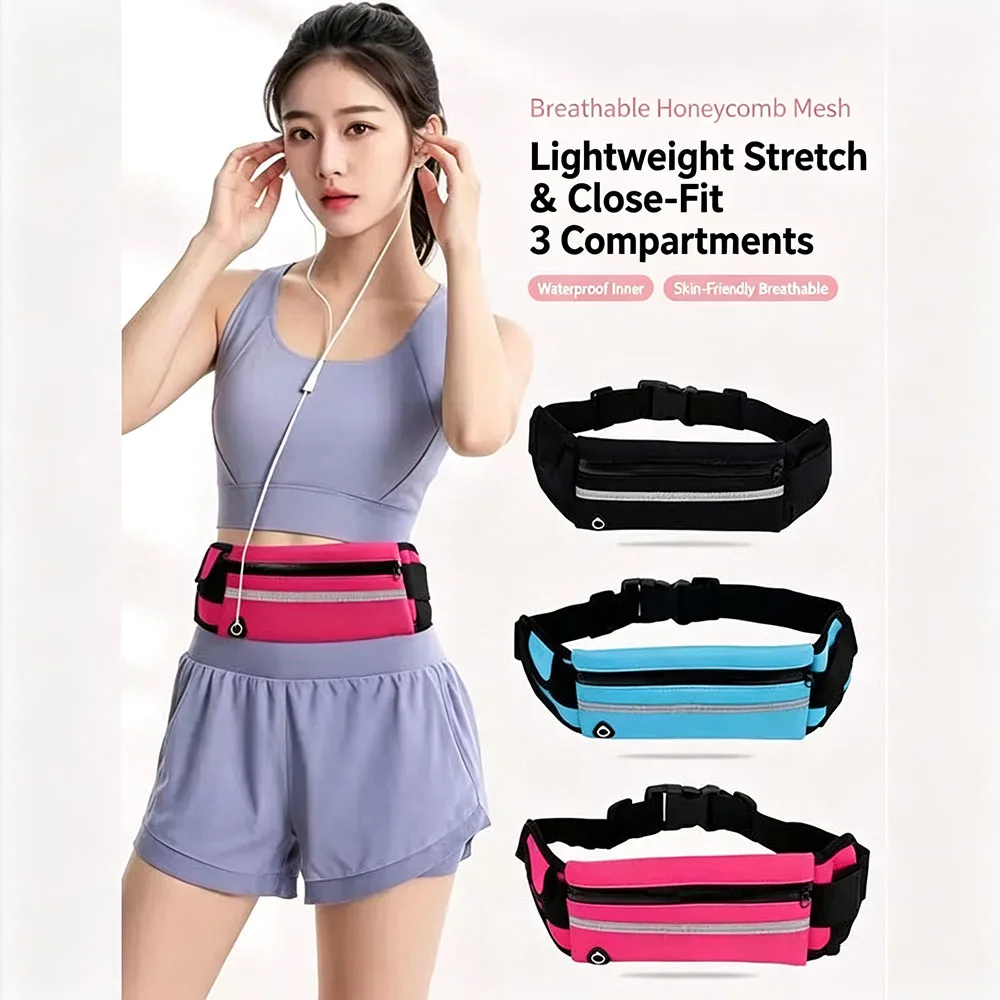 Outdoor Sports Storage Waist Bag, Running Close-Fitting Phone Pouch, Outdoor Water Bottle Storage Bag