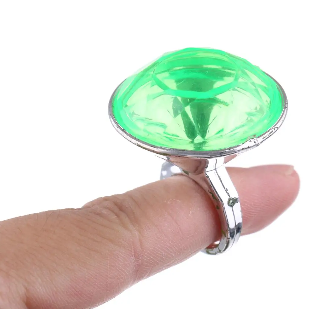 Kids Party Fancy Dress Accessories Children Jewelry Toy Adjustable Plastic Rings for Party Bag Favours and Role Play