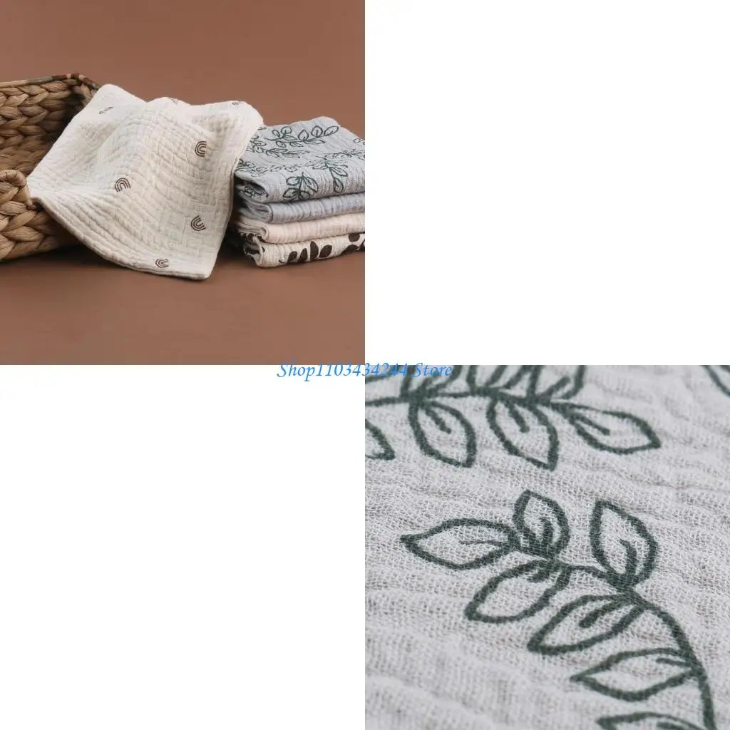 

Детское полотенце, нагрудники для прорезывания зубов, ткань с принтом отрыжки для малышей, толстый слой носового платка, для для