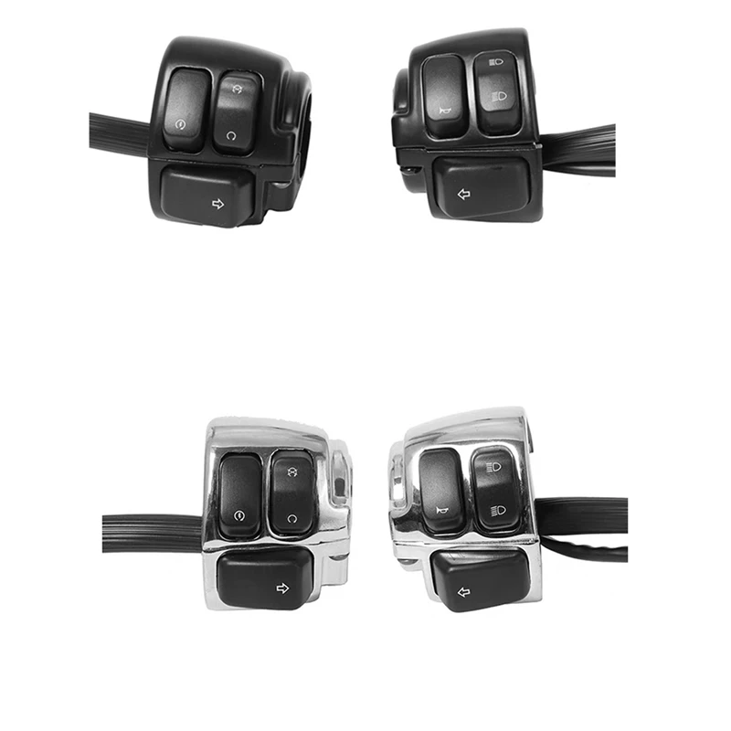 

Motorcycle 25MM Handlebar Switch Cruise Headlight Control Switch for Harley Softail Dyna Sportster XL 883 Crown Prince-A14Z