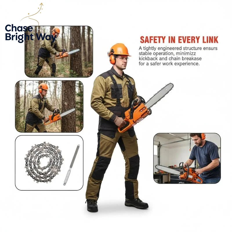 4 Inch 6 Inch 8 Inch 12 Inch 14 Inch 16 Inch Electric Saw Chain Metal Spare Parts Easy Install for Tree Cutting