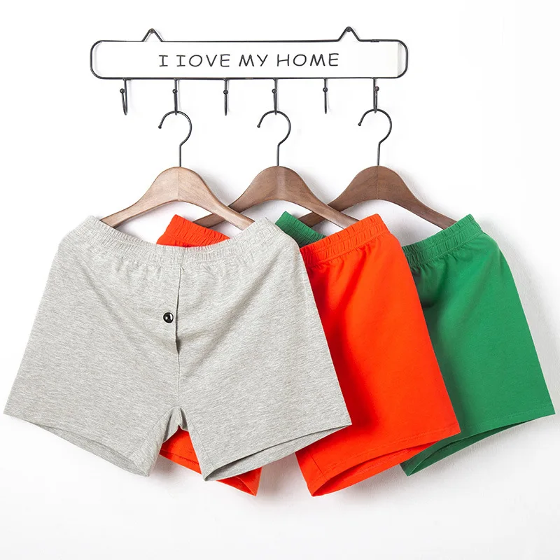 

Casual Loose Panties Homewear Men Soft Underwear Cotton Breathable Comfortable Arrow Pants Large Size Male Short Pants Sleepwear