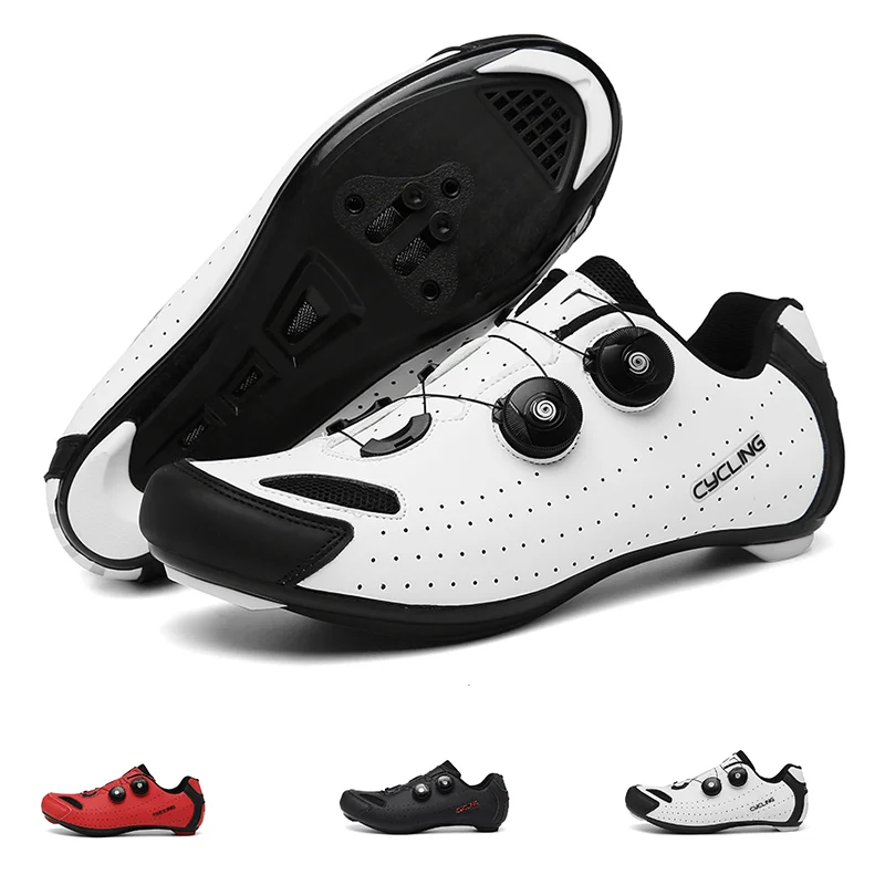 

Кроссовки для скоростного велоспорта, мужская обувь для шоссейного велоспорта, обувь с шипами, обувь для велоспорта, обувь с плоской педалью, мужская уличная обувь белого цвета