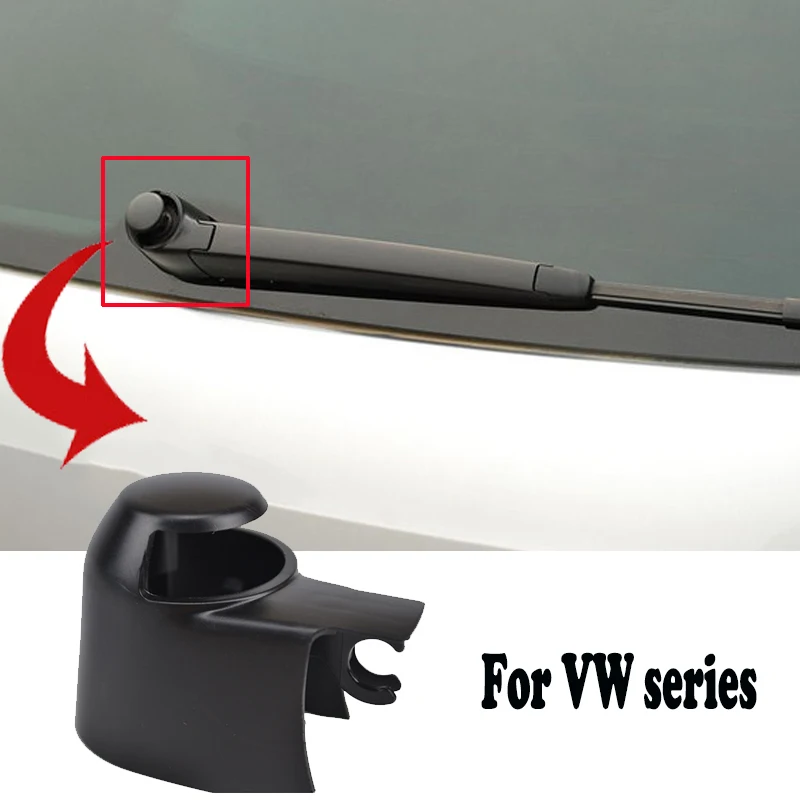 Fit For VW Golf MK5 Passat Polo Touran Caddy Transporter T5 T6 Tiguan Plus Crossgolf Rear Wiper Washer Arm Blade Cover Cap Nut