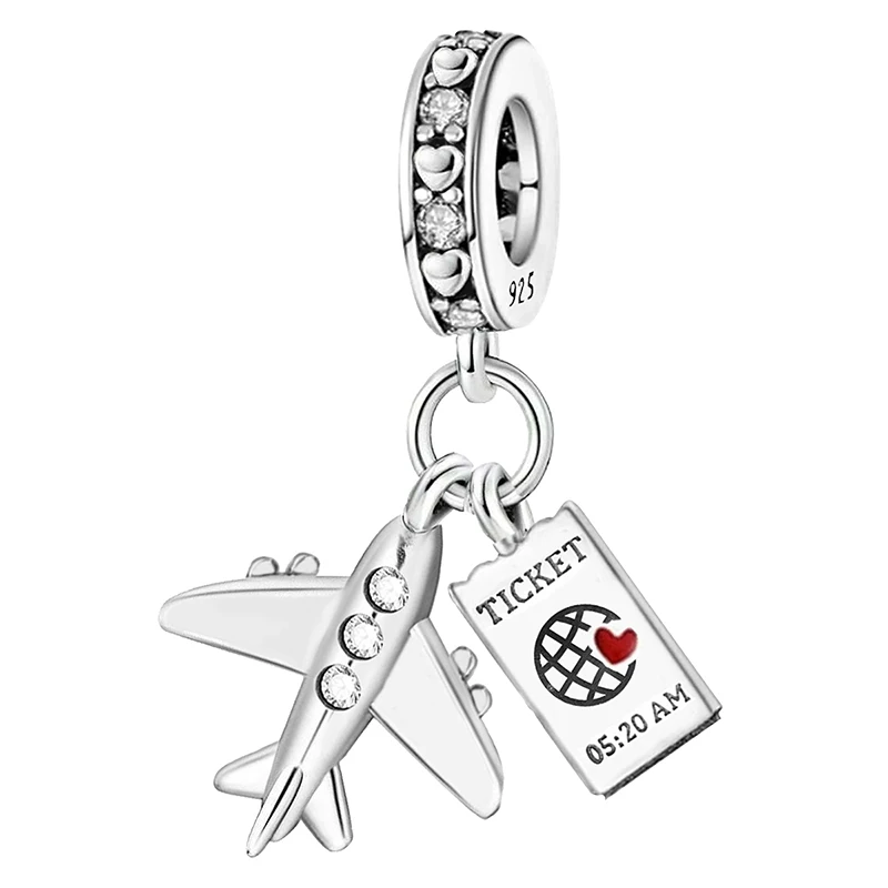 925 Sterling Silver Sunflower Animal Love Heart Cake Diy Charms Beads Fit Make of Bracelets Necklace Fashion Jewelry Gift