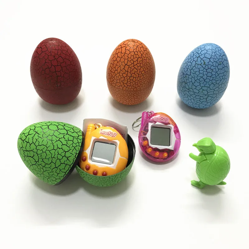 Dinosaur Eggshell Electronic Virtual Game Tumbler Egg Candy Package Box Toy