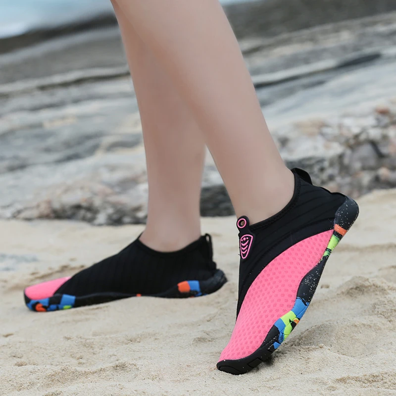 Men Women Aqua Shoes Sneakers Quick Dry Swimming Footwear Unisex Outdoor Breathable Upstream Beach Shoes 35-45#