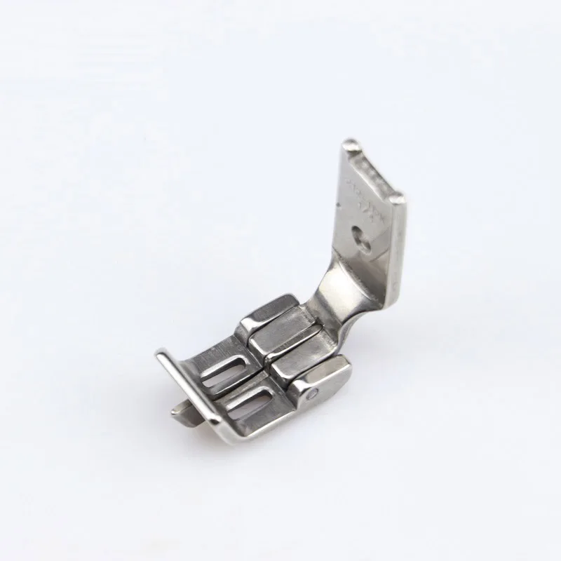 212-112K Presser Foot Flat Double Needle 842 845 Two Needle Guide With Knife Press Center Line Fixed Gauge Presser Foot