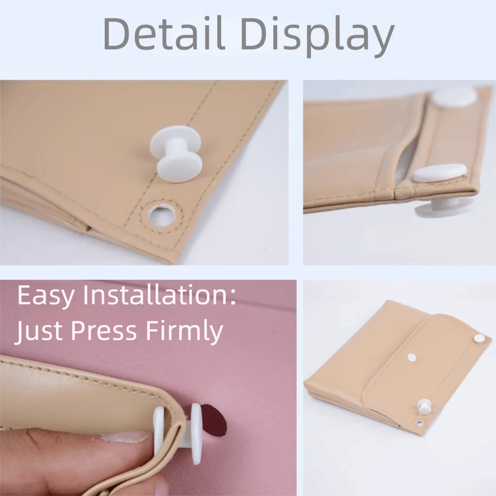 

New Portable Pocket Bag Macaron Color Hanging Beach Bag Leather Bag Ornament Accessories Summer