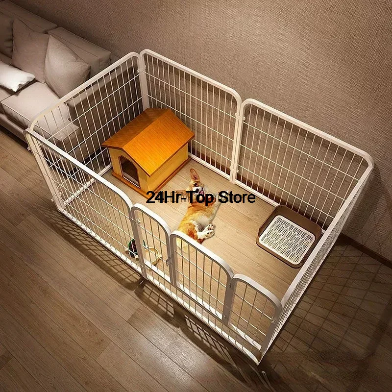 

Dog Fence Playpen Pet Safety Supplies Small And Medium-sized Dogs Teddy Isolation Door Guard Bar Kennel