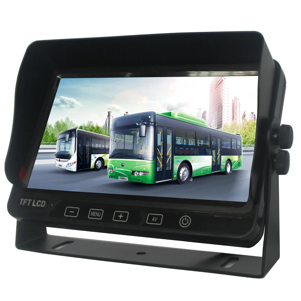 7 Inch/9 Inch/10.1 Inch Quad Car With 4 Channel Video Recording