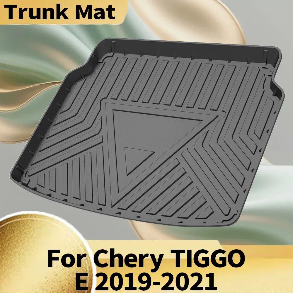 

For Chery TIGGO E 2019 2020 2021 Auto Car Cargo Liner All-Weather TPE Non-slip Trunk Mats Waterproof Tray Trunk Carpet Accessory