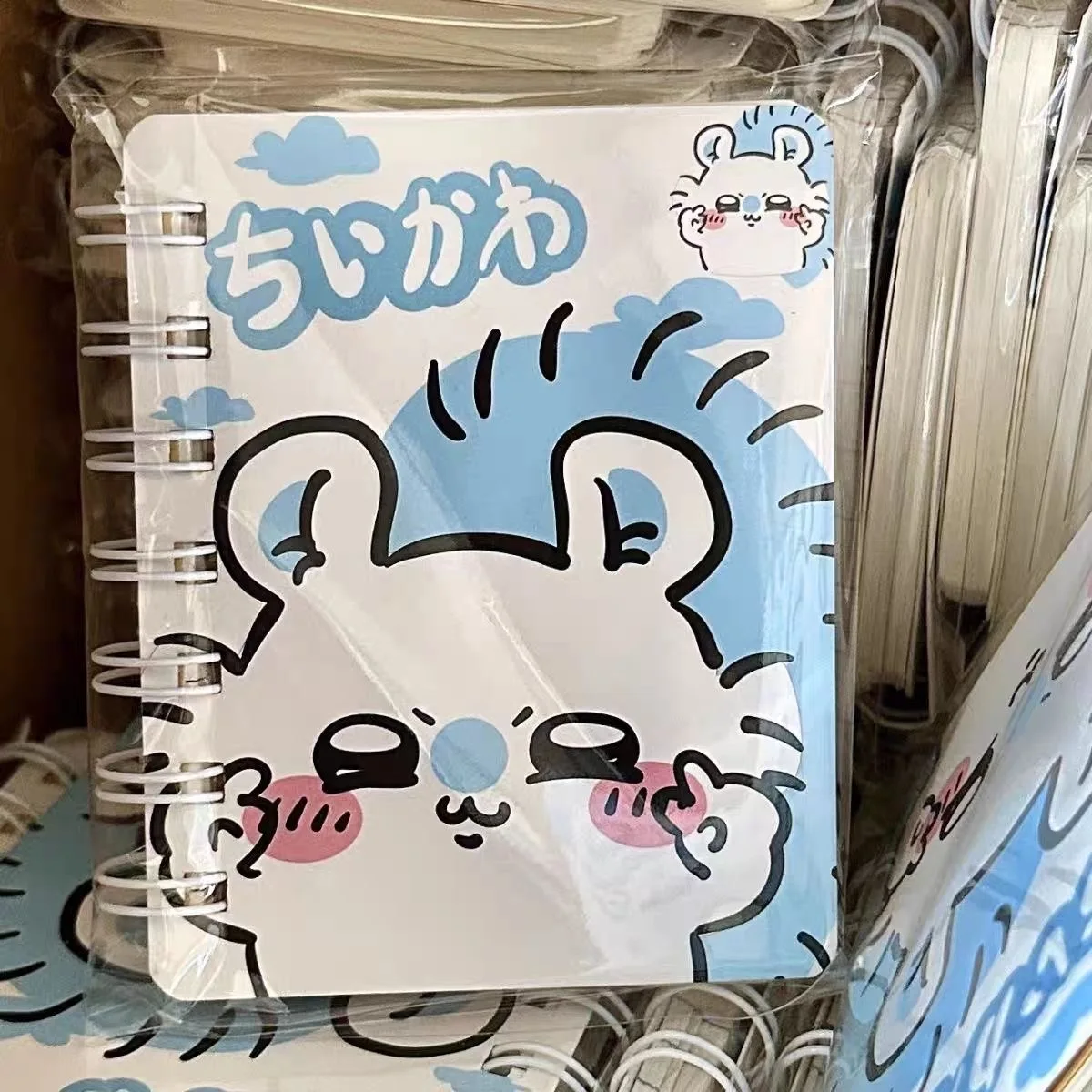 4P/8P A5/a7 Chiikawa Kawaii Cartoon Spiral Notebook Stickers Cute Student Diary Journal Planner Stationery Gift Small Notebook