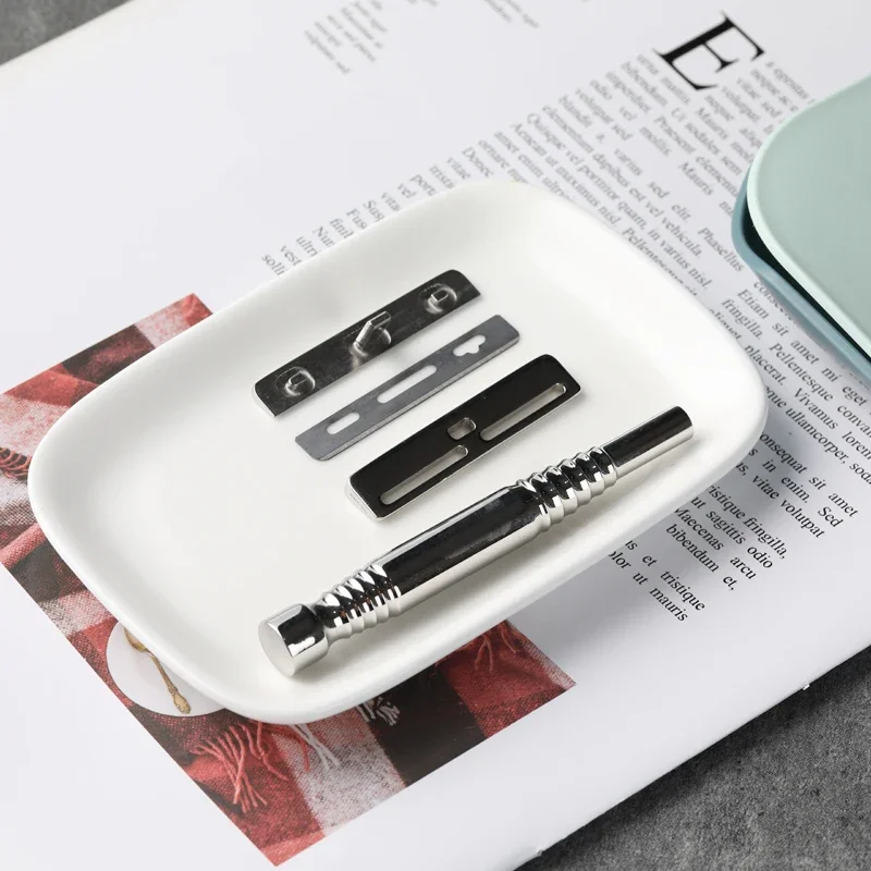 ماكينة حلاقة اللحية YAQI Romulus Razor من الفولاذ المقاوم للصدأ، مقتنيات هدية عيد ميلاد لصديقها