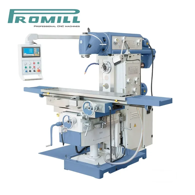 HCY Promill Fresadora Universal Milling Machine XL6436CLW Automatic Feeding High-Accuracy Multi-Voltage Light-Duty ISO40