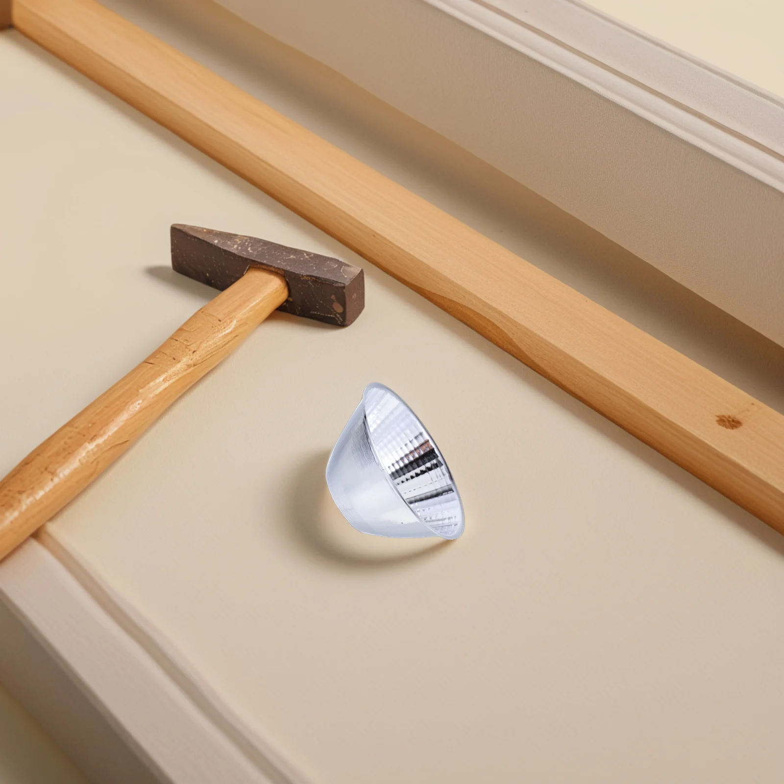 Réflecteur de lampe de poche, 2 pièces, accessoire de remplacement, anneau réfléchissant en aluminium pour projecteur, éclairage de secours à usage extérieur