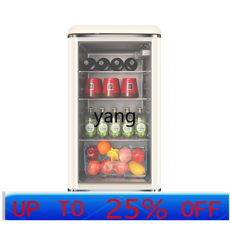 CX Vintage Pier Bar Frozen to Keep Fresh Household Small Living Room Bedroom Display Refrigerator