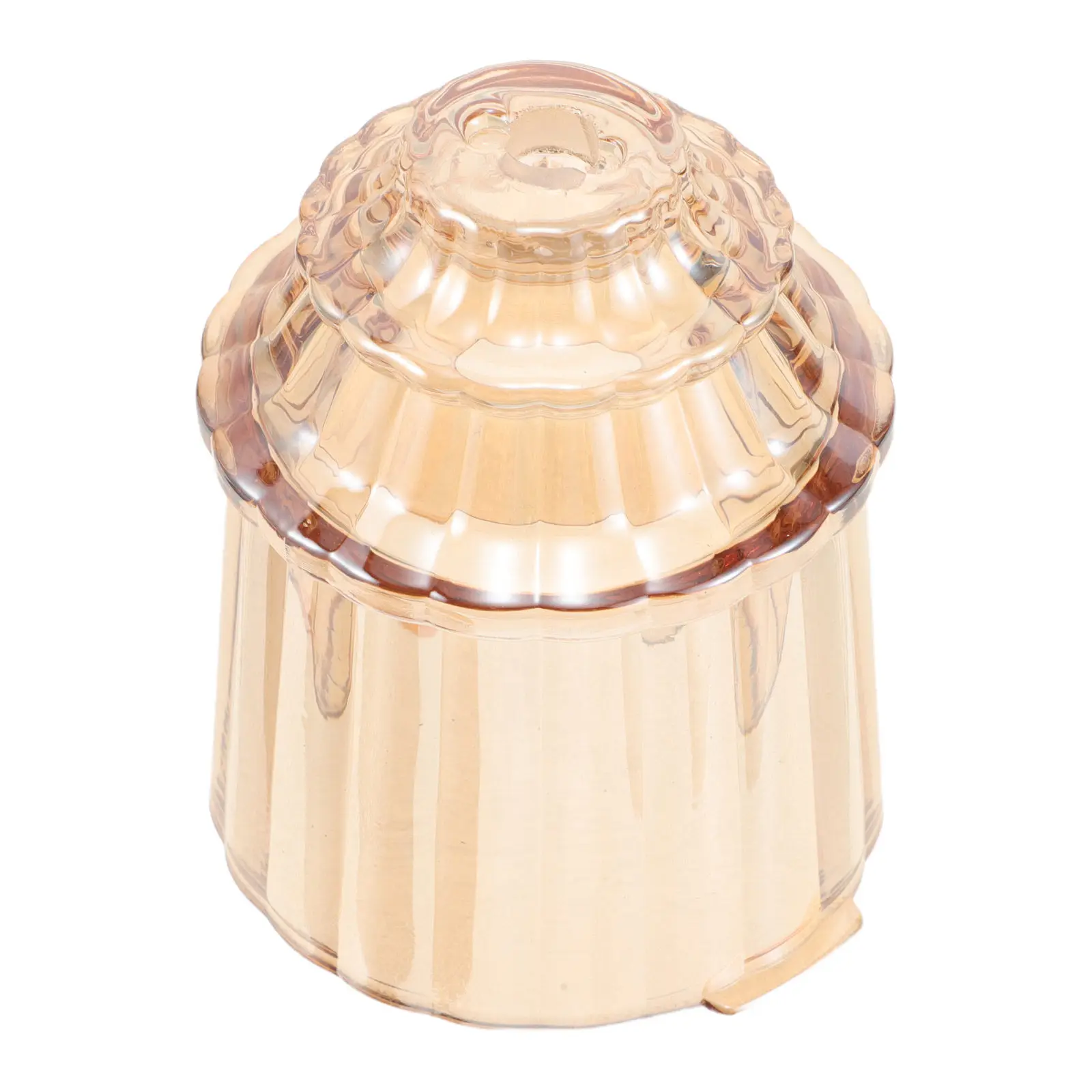 Minimalist European Ribbed Glass Lamp Shade Vertical Stripes Bell Pendant Light Cover Replacement Glass Lampshade for Living