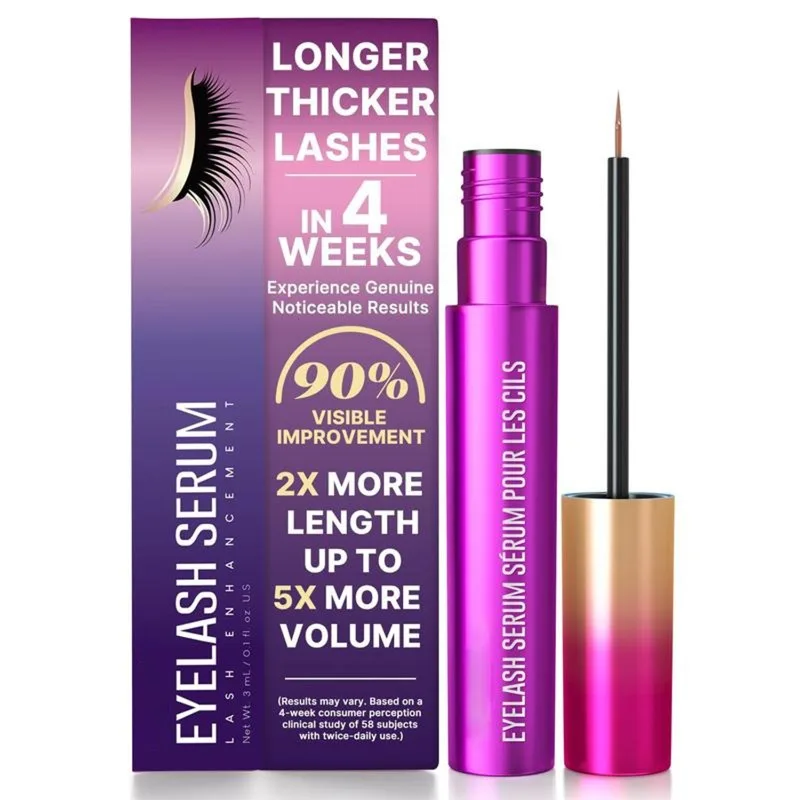 Siero per la crescita delle ciglia per ciglia più spesse e più piene, siero per l'aumento delle ciglia, aumento delle ciglia, sollevamento delle ciglia, occhi sensibili