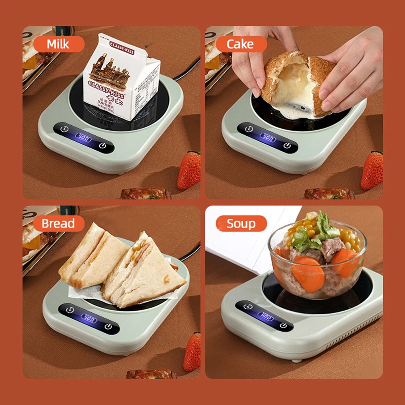 جهاز تسخين كوب القهوة الكهربائي 300 واط 100 ° سخان كوب C 4 تروس قابل للتعديل لوح تسخين قاعدة تسخين لحليب الشاي 220 فولت