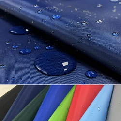 Waterproof Oxford Cloth 210D Coated Silver Encrypted Waterproof Sunscreen Shading Rain Fabric per Meters