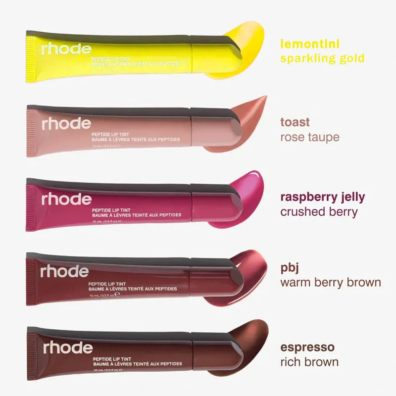 Letnia Nowość Lemontini Rose Black Przenośna Kosmetyczka na Prezent 18 Kolorów Błyszczyk do Ust Wstążka Toast Regenerujący Kolor Ust Produkt Kosmetyczny