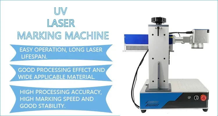 2025 NewFactory Price High-Speed Air-Cooled UV Marking Machine All-in-One Factory Price 50W 30W 20W Power Jpt IPG Source