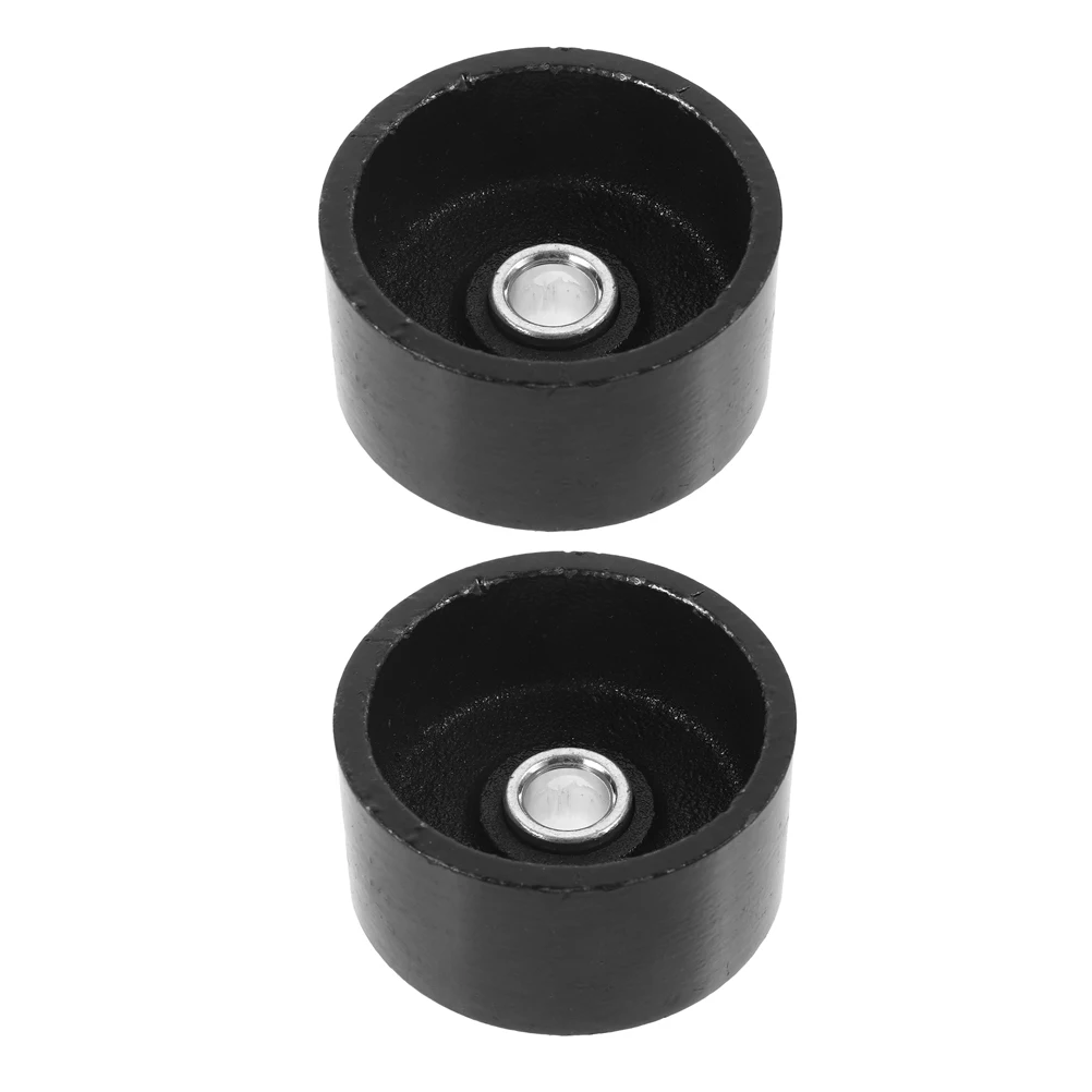

2pcs Hydraulic Jack Accessories Heavy Duty Metal Front Wheels for Car Floor Boat Trailer Replacement Trolley Parts Roller Wheel