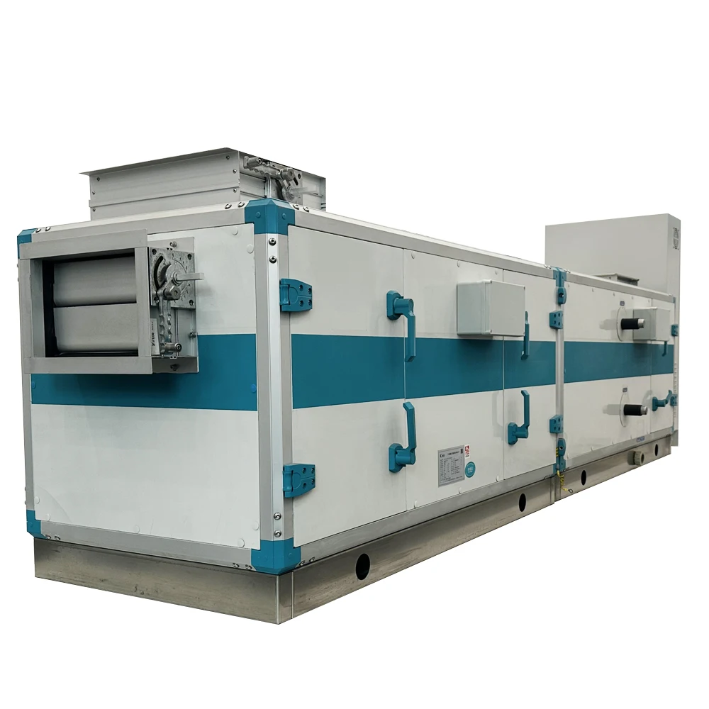 OEM AHU From China Energy Recovery HVAC System for Green Buildings Floor Standing Core Motor Pump Components Heating Cooling