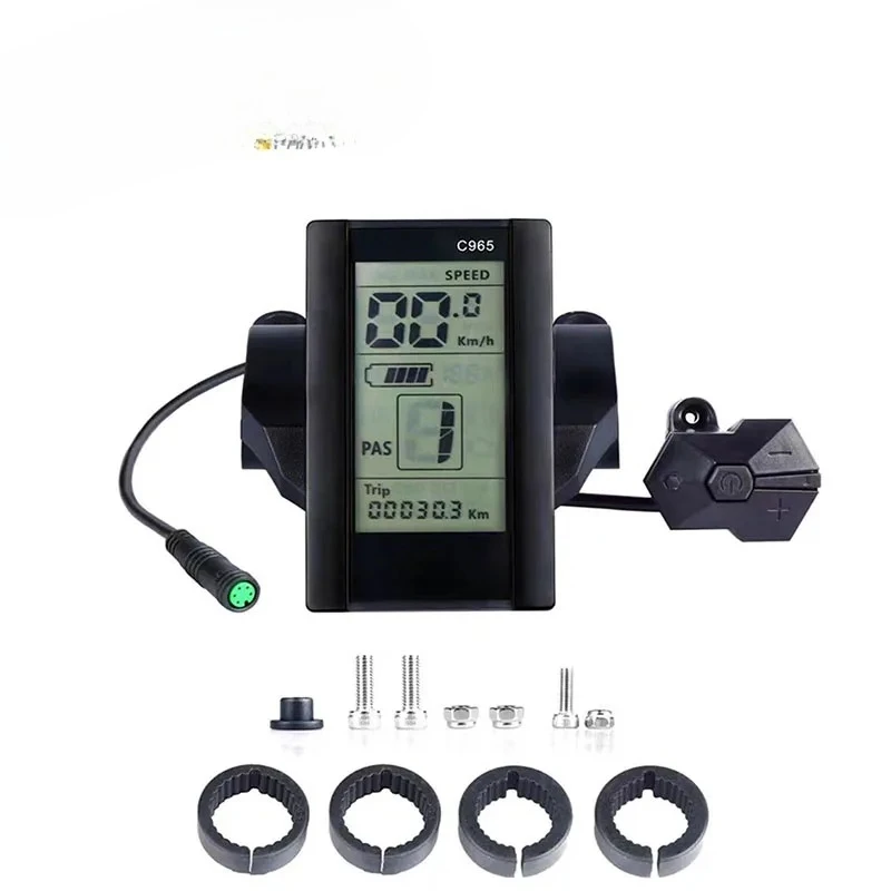 Ebike LCD Screen Computer Meter Instruction C965 LCD Display for Bafang Mid Motor Hub Motor BBS01B BBS02B Electric Bicycle Panel