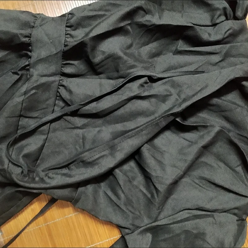 Shirts Women V-neck Lace-up Short Sleeve Flattering Waist Solid Minimalist Trendy Designed Summer All-match Korean Style Blouse