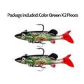 2 pieces green
