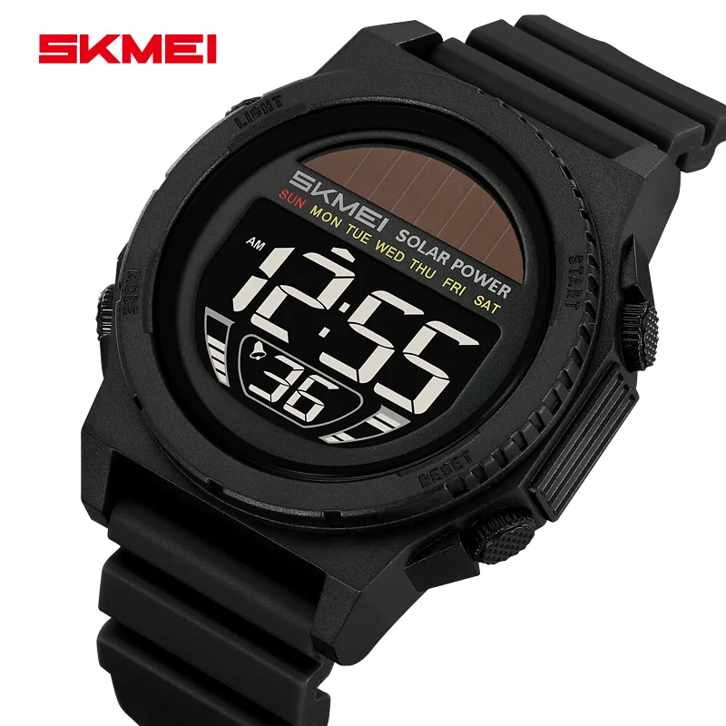 SKMEI 2358 5Bar Waterproof Chrono Wristwatch Clock Reloj Hombre Energy Digital Sports Electronic Watches For Men Fashion Casual