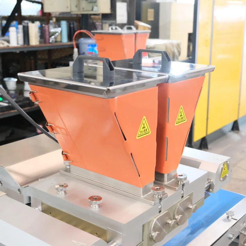 Industrial Lollipop Cocoa Chocolate Mold Maker Moulding Equipment One Shot Chocolate Deposit Machine for Make Chocolate view 3