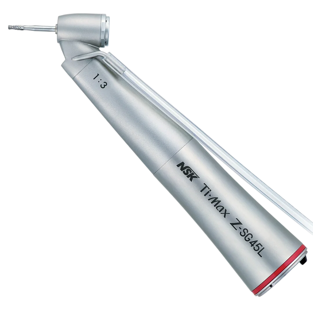 NSK Z45L/Z-SG45L Dental 45 Degree Surgical Dentistry 1:4.2/1:3 Air Turbine Contra Angle Handpiece Increasing Speed Red Ring Pens