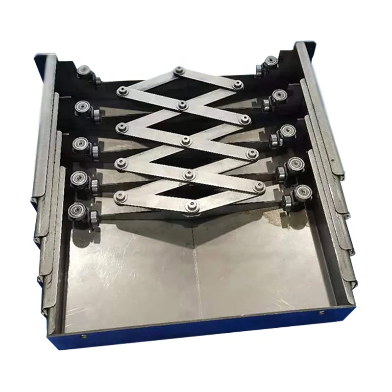Steel Plate Type Bellow Cover Telescopic Steel Cover for Cnc Machine Protective Guard Shield Customized