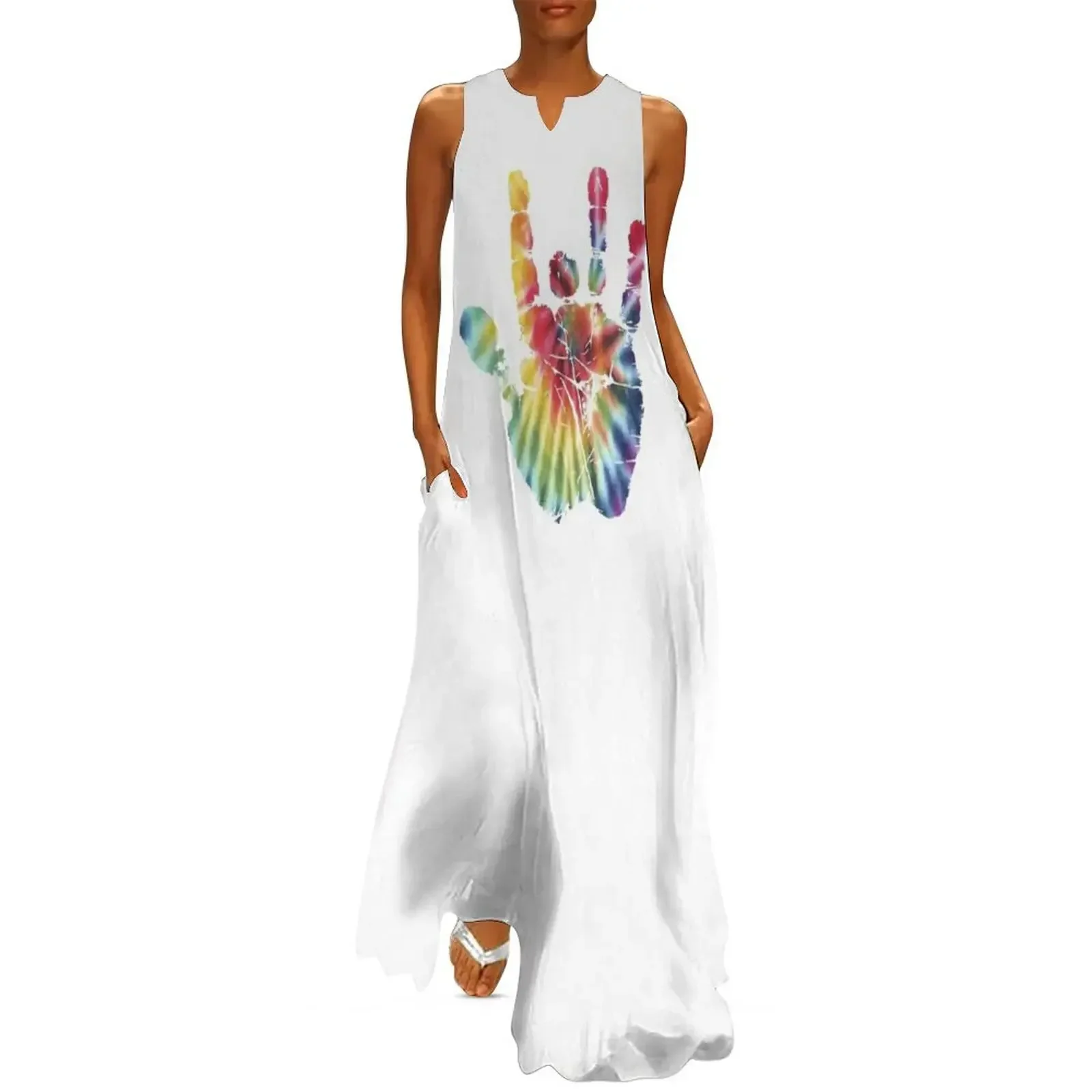 

Colorfull Hand Long Dress evening dress prom dress 2025 Aesthetic clothing long dresses for women