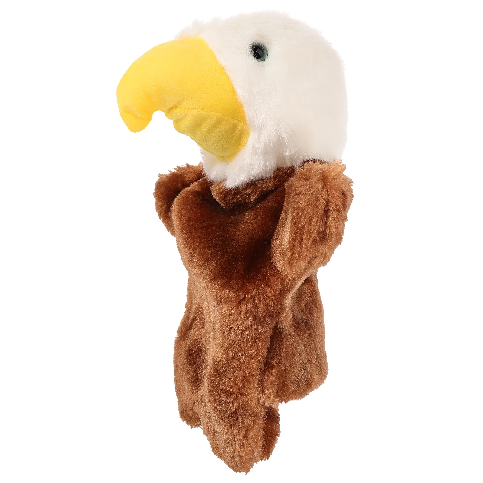 1PC Simulation Eagle Story Telling Prop Interesting Plush Toy Creative Hand Puppet Role Play