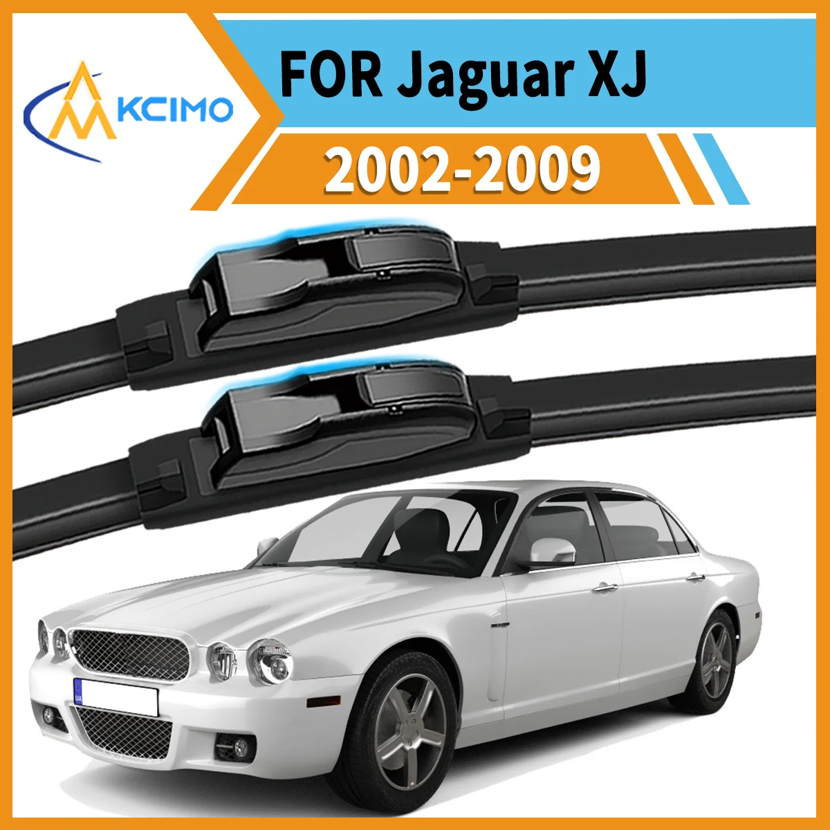 

Essential Upgrade 2PCS Windshield Wipers for Jaguar XJ X350 2002-2009 All-Weather Performance Smudge-Free Clean Maximum Safety